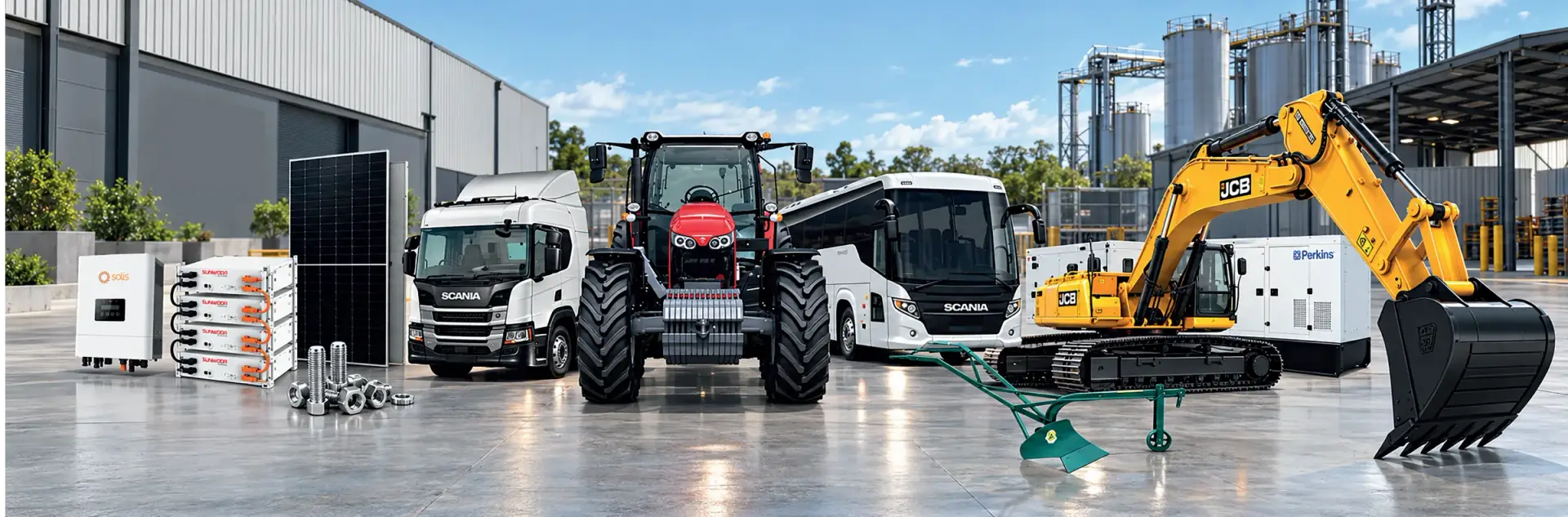 Zimplow Group equipment across agriculture, transport, construction and power industries